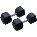 Гантели DFC Гексагональные, 2 шт. по 25 кг