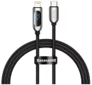 Кабель Baseus Display Fast Charging Data Cable Type-C to Lightning 20W 1m Black (CATLSK-01)