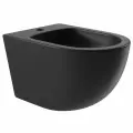 Биде Aqueduto OVO OVO0340 подвесное, 52.5х36.5 см, черный матовый