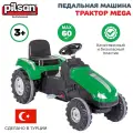 Детская каталка Pilsan Mega, трактор с педалями, цвет зеленый