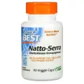 Doctor`s Best, Natto-Serra (Nattokinase - Serrapeptase), здоровье сердца и сосудов, 90 вег. капсул (США)