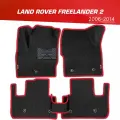 Коврики EVA (ЕВА) 3D Land Rover Freelander 2 с подпятником +2 логотипа / Ленд Ровер Фрилендер 2 (2006-2014)
