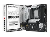 Материнская плата MAXSUN MS-Terminator B860M, LGA1851, B860, 4*DDR5, 4*SATA3, 3*M.2, USB 3.2, USB 2.0, Type-C, 1*PCIEx16, 1*PCIex4, 1*PCIex1, HDMI+DP, mATX