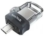 USB флешка Sandisk 128Gb Ultra Dual Drive m3.0 microUSB/ USB 3.0 (150/30 Mb/s)