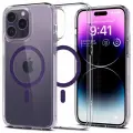 Чехол Spigen на Apple iPhone 14 Pro Max (ACS05581) Ultra Hybrid (MagFit) / Спиген чехол для Айфон 14 Про Макс MagSafe, противоударный, с защитой камеры, фиолетовый