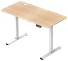 Компьютерный стол ZONE 51 e-Platform, ЛДСП, бежевый/белый, с регулировкой высоты