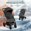 Прогулочная коляска JOVOLA LUNA, всесезонная, складная, перекидная ручка, черный