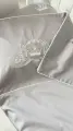 Детский комплект постельного белья Вдохновение с вышивкой, сатин люкс, пододеяльник 110*140 см, наволочка 40*60 см, идеальный серый