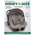 Детское автокресло Indigo Minky I-size , 0+ (до 13 кг), бежевый