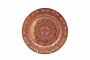 Блюдо круглое мелкое 30 см. Александрия розовая