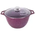 Кастрюля Kukmara 6л со стеклянной крышкой Trendy style mystery (к61tsm)