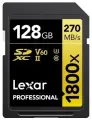 Карта памяти Lexar Professional 1800x SDXC UHS-II 128 ГБ