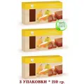 Мармелад пластовой яблоко-груша натуральный коломчаночка 210 гр. * 3 ШТ.