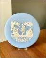 WEDGWOOD редкое голубое панно Апофеоз Вергилия, Англия, 2001 год