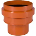 Переход на гладкий конец бетонной трубы Ostendorf для наружной канализации, ПВХ, 125 мм 221830