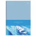 Тетрадь общая 80л, А4 BG Blue art, клетка, спираль, глянцевая ламинация, твердая обложка (ТТ4гр80_лг 64252), 16шт.