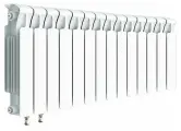 Радиатор биметаллический Rifar Monolit Ventil 500, 14 секций, нижнее левое подключение