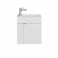 LATO 50 тумба подвесная с дверцей, белый глянцевый без раковины (К LATO 50), KERAMA MARAZZI
