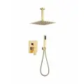 Душевая система с тропическим душем без излива Grocenberg, GB5089, латунь, скрытого монтажа