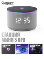 Умная колонка Яндекс Станция Мини 3 Про с Алисой, Zigbee™, 18 Вт, серый