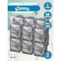 Бумажные салфетки для лица Kleenex, в квадратной коробке, 2-сл, 88штх12уп