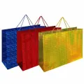 Пакет подарочный 53x16x38см, BIG SIZE, голография 3 цвета, Золотая Сказка (609730), 12 уп.