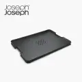 Разделочная доска Joseph Joseph Cut&Carve 60211, многофункциональная, 47.1x33.4 см, черный цвет