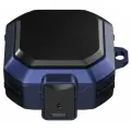 Защитный чехол Grand Price с защелкивающейся крышкой и карабином для беспроводных наушников Samsung Galaxy Buds2 / Live / Pro, синий