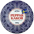 Хрустящее имбирное печенье Nyakers Original Blue, 500 г (ж/б)