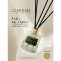 Базилик и Мята. Ароматический диффузор для дома UCANDLES с ароматом Basil And Mint, 130мл.