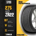 Летние шины 275/40ZR22 107WXL ZMAX ZEALION