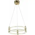 Светильник подвесной, ZORTES RINGER, Мощность- 76Вт, Тип лампы -Встроенный LED, Цвет - Золото, Диаметр 400мм