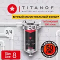 Магистральный фильтр титановый, промывной TITANOF ПТФ 1 - (500 л/час)