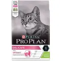 Сухой корм Purina Pro Plan DELICATE для кошек с чувствительным пищеварением и привередливых к еде с ягненком, 10 кг