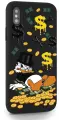 Черный силиконовый чехол MustHaveCase для iPhone X/XS Богатенькая Утка для Айфон 10/10с Противоударный