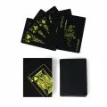 Карты игральные пластиковые Неон, светящиеся, 30 мкм, 8.8 х 6.3 см, желтые