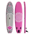 Доска для серфинга розовая, надувная, ПВХ, складная, 340х82х15 см