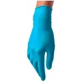 Перчатки смотровые Benovy Nitrile Multicolor текстурированные на пальцах, 100 пар, размер: L, цвет: голубой, 1 уп.