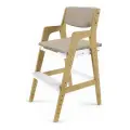 Детский растущий стул Вуди с подушками (38 Попугаев), цвет: Комбо-Белый/Беж