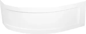 Экран Cersanit Kaliope 153 L/R из полистирола, белый, округлый