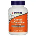 NOW Acetyl-L Carnitine 500 mg, 100 капс.