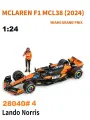 Машинка 1:24 Formula-with figure-McLaren MCL38 18-28040#4