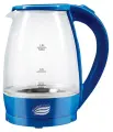 Чайник электрический Великие реки Дон-1, 1850Вт, прозрачный и синий