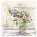 Lanarte Набор для вышивания Bouquet of Flowers (Букет цветов) PN-0168743, бежевый, 29 х 29 см