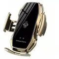 Держатель для телефона автомобильный А5 / Крепление в авто с беспроводной зарядкой