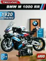 Конструктор Техник Мотоцикл BMW M 1000 RR, 1920 деталей