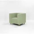 Кресло для Офиса Бэни. Цвет Мятный. Материал Велюр 90х78х77см