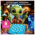 Игра настольная логическая Магнитный бой, 36 магнитов, доска 28*28 см, золотая сказка, 665895