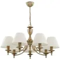Светильник Alfa Sofia 18347, E14, 280 Вт, кол-во ламп: 7 шт., цвет: бронзовый/бежевый