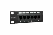 Патч-панель REXANT 19, 1U, 24 порта, UTP, RJ-45, CAT 5e 04-0021